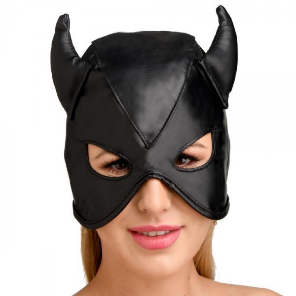 Fetish Hood with Horns