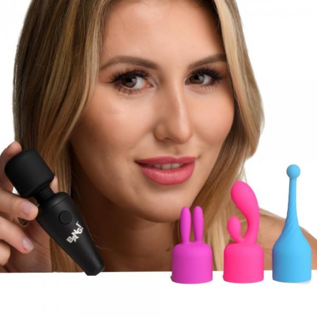 10x Mini Wand with 3 Attachments - Versatile Pleasure