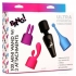 10x Mini Wand with 3 Attachments - Versatile Pleasure