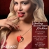 10x Vibrating Silicone Heart Necklace - Discreet Pleasure