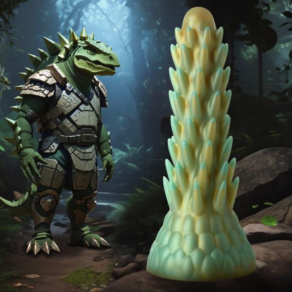 Stegosaurus Spiky Reptile Silicone Dildo