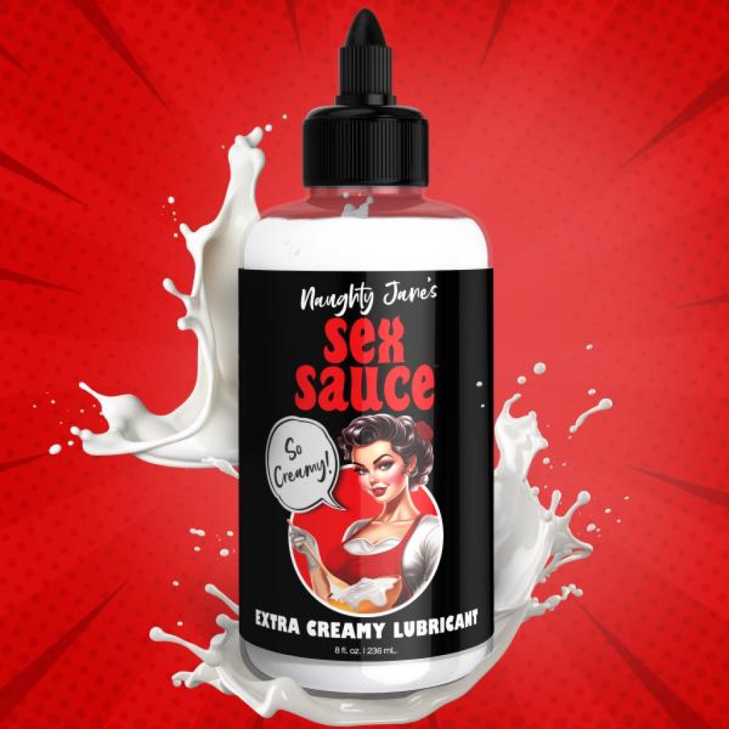 Naughty Jane's Sex Sauce - Extra Creamy Lubricant - 8oz