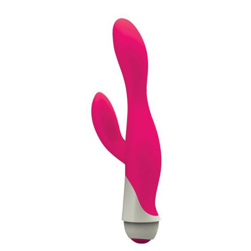 Serena 7 Speed Silicone Rabbit Vibe in Pink