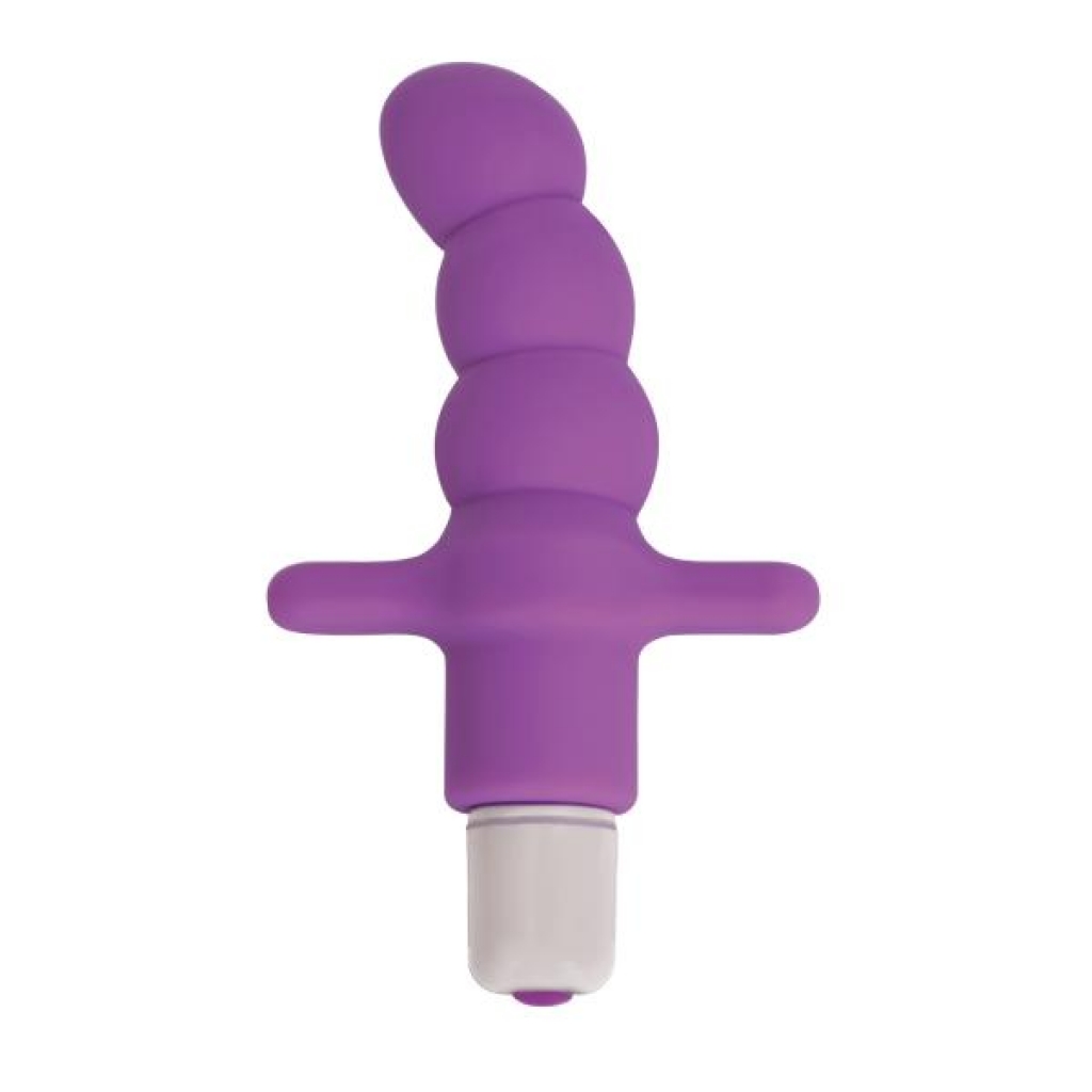 Desire Silicone Vibrating Anal Probe - Purple