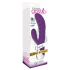 Diana 20-Function Rippled Silicone Rabbit Vibrator in Purple