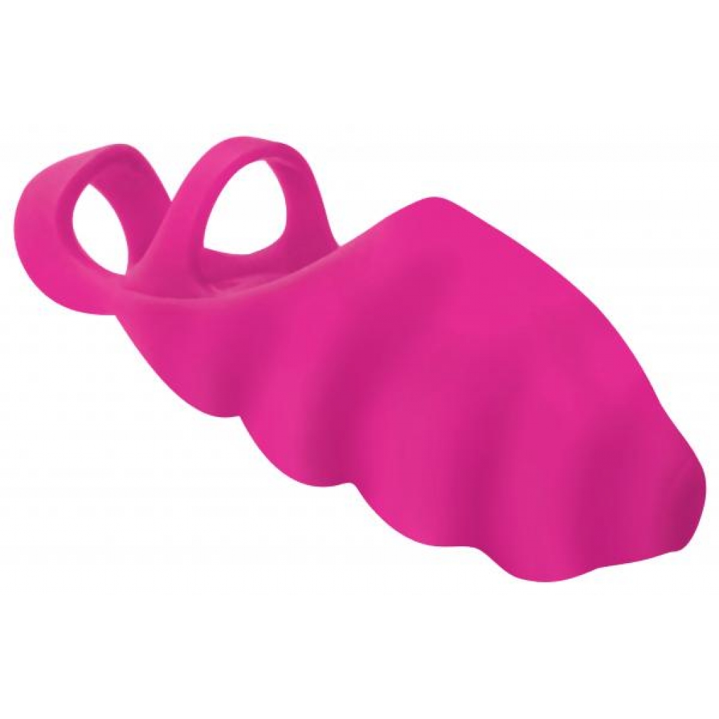 Thrill-her Silicone Finger Vibrator - Pink