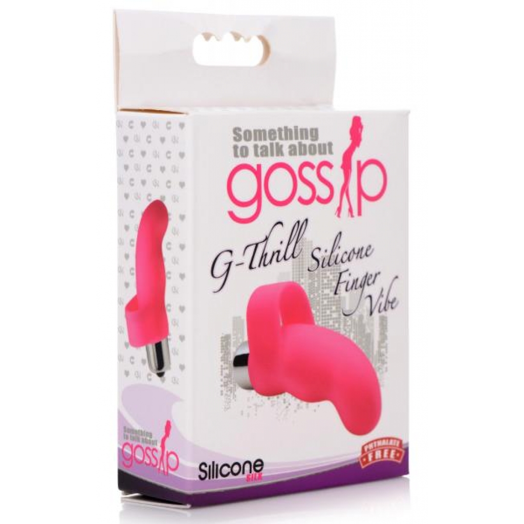 G-thrill Silicone Finger Vibe - Magenta