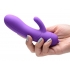 7x Lil Smoothie Mini Silicone Rabbit Vibe - Violet