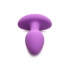 Remote-Controlled 10x Vibrating Silicone Plug - Violet