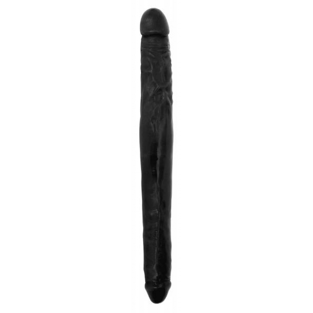 Jock 16 Inch Tapered Double Dong - Black - Versatile Pleasure