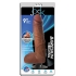 Jock Dark Bareskin Vibrating Dildo - 9 Inch