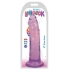 Grape Ice Dildo - 8 Inch Slim Stick