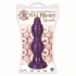 The Queen Ribbed Anal Plug in Purple