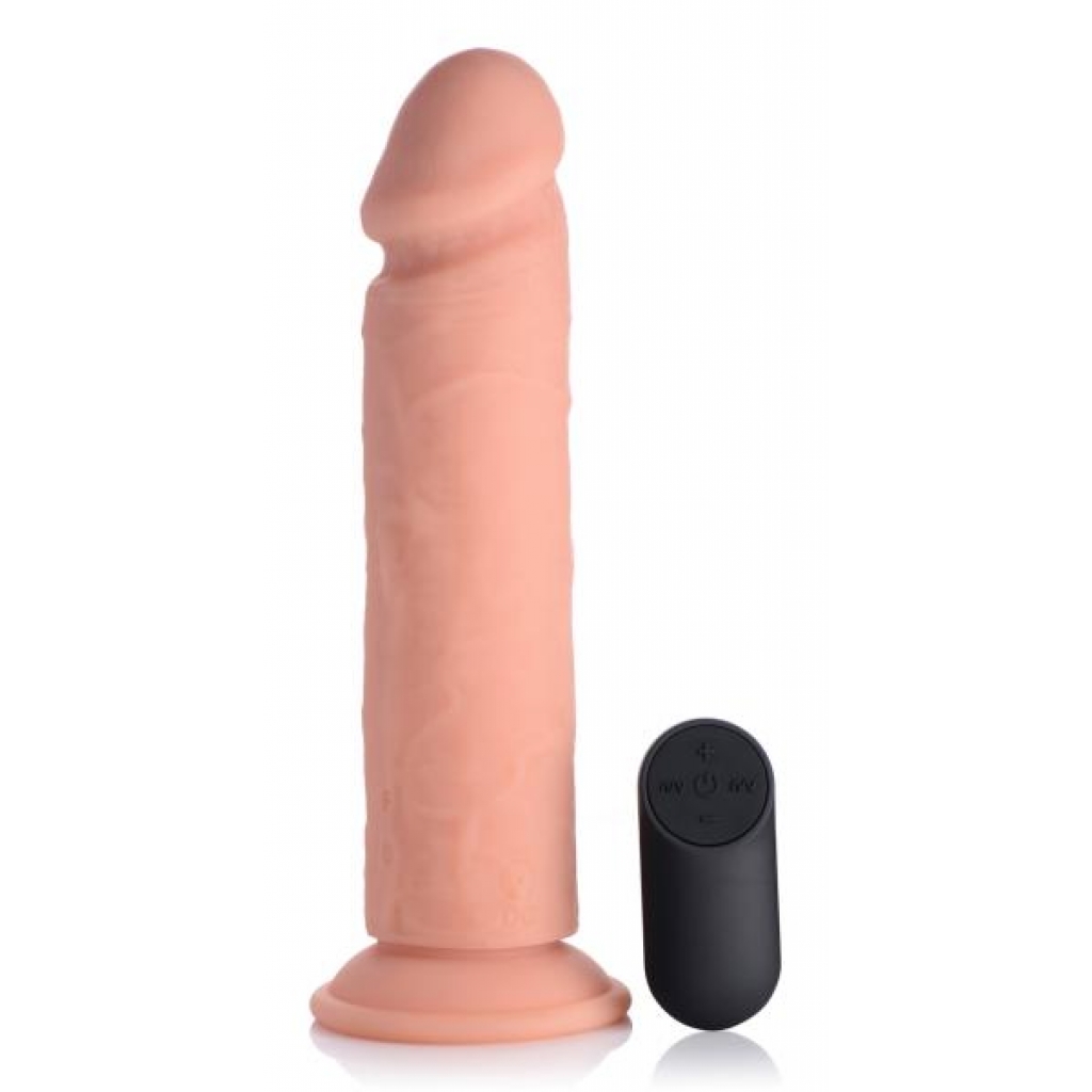 Big Shot Remote Control Vibrating Silicone Dildo - 9 Inch