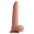 Vibrating & Rotating Remote Control Silicone Dildo - 8 Inch