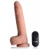 Vibrating & Thrusting Remote Control Silicone Dildo - 10 Inch