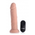 Big Shot Vibrating Remote Control Silicone Dildo - 7 Inch