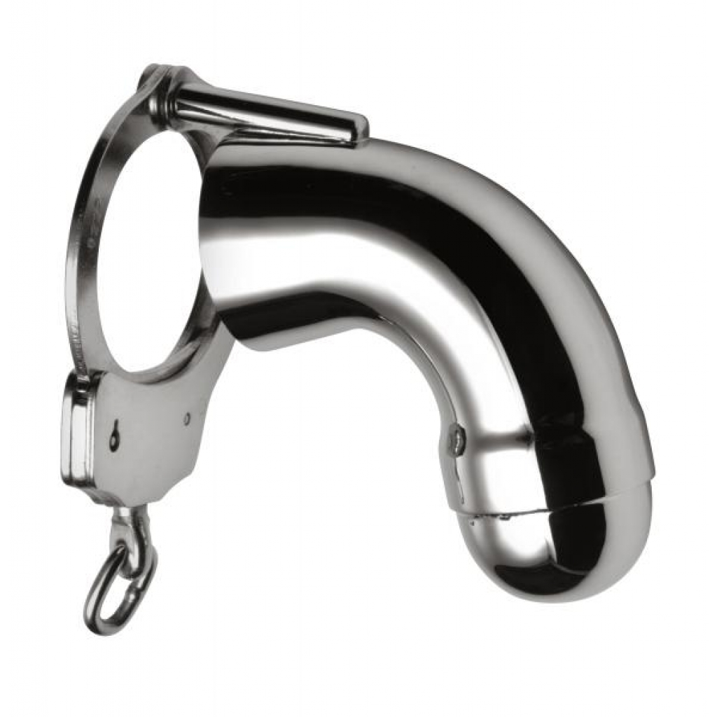 Stainless Steel Chastity Cock Cuff - Ultimate Domination Gear