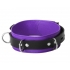 Strict Leather Deluxe Locking Collar - Purple/Black