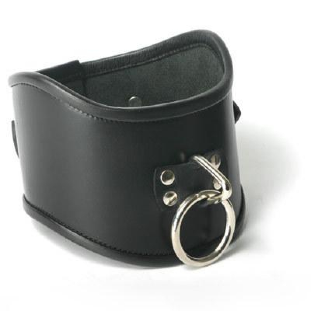 Strict Leather Locking Posture Collar - Durable and Stylish