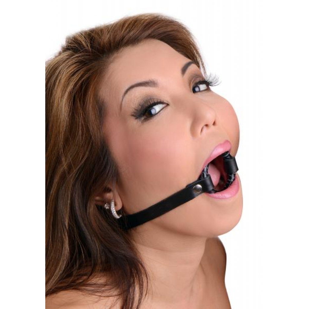 Strict Leather Ring Gag - Medium Edition