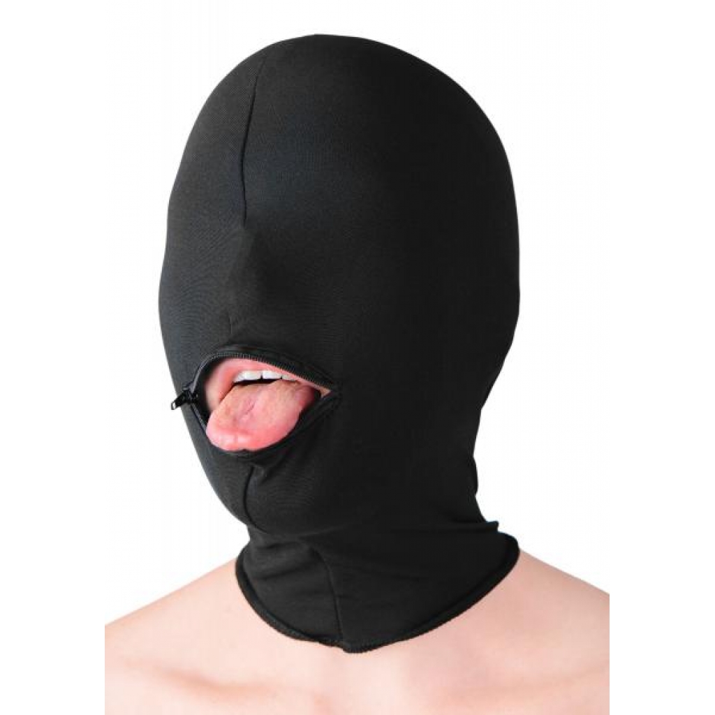 Stylish Zippered Eyeless Hood