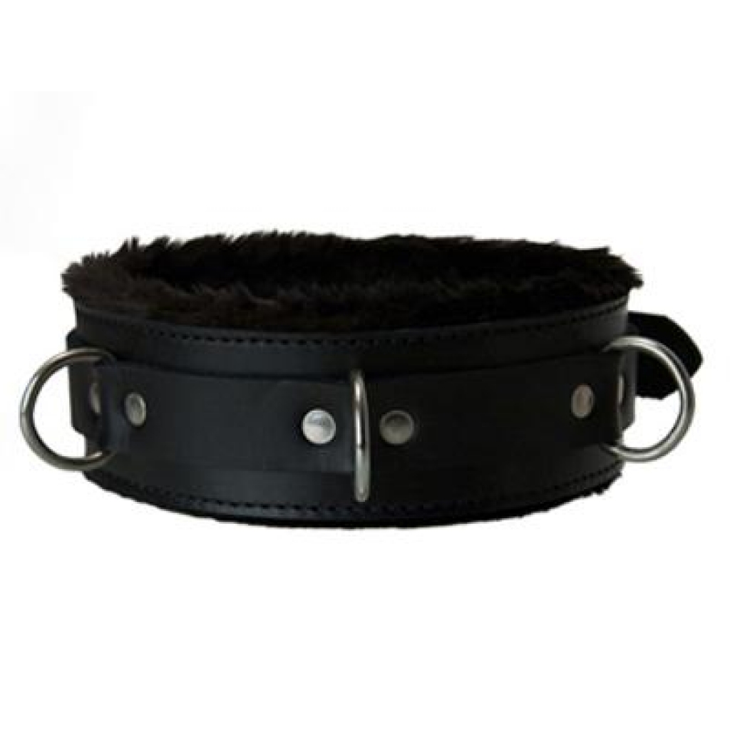 Strict Leather Premium Fur Lined Locking Collar - S/M