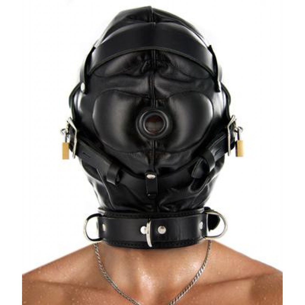 Strict Leather Sensory Deprivation Hood - M/L