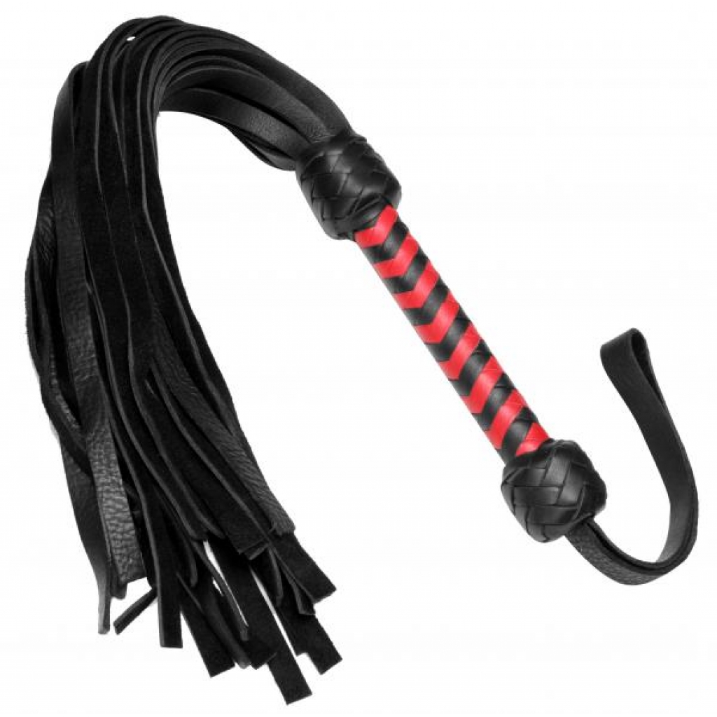 Strict Leather Bullhide Flogger - Black