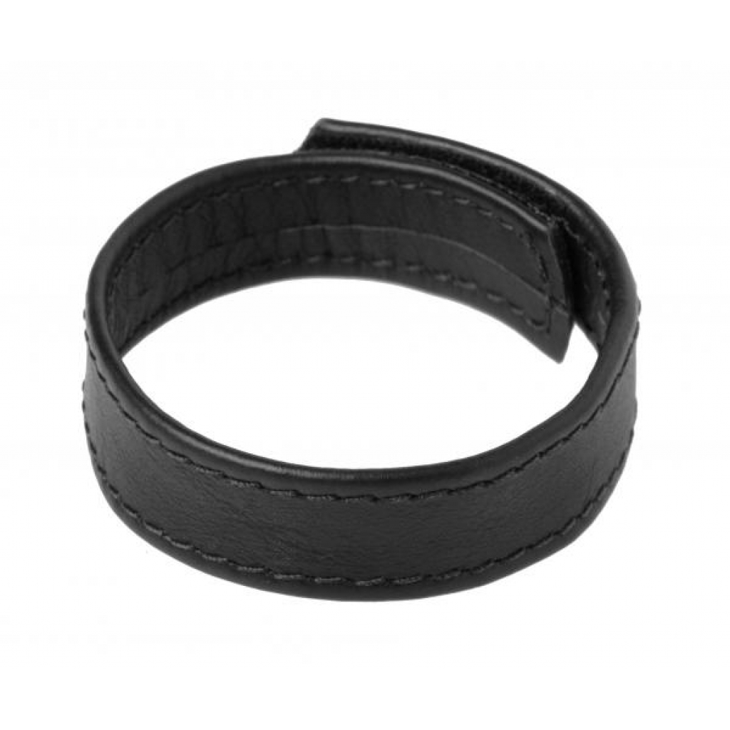 Strict Leather Velcro Cock Ring for Adjustable Stimulation