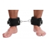 Leather Padded Premium Locking Ankle Restraints Black