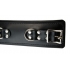 Leather Padded Premium Locking Wrist Restraints - Black