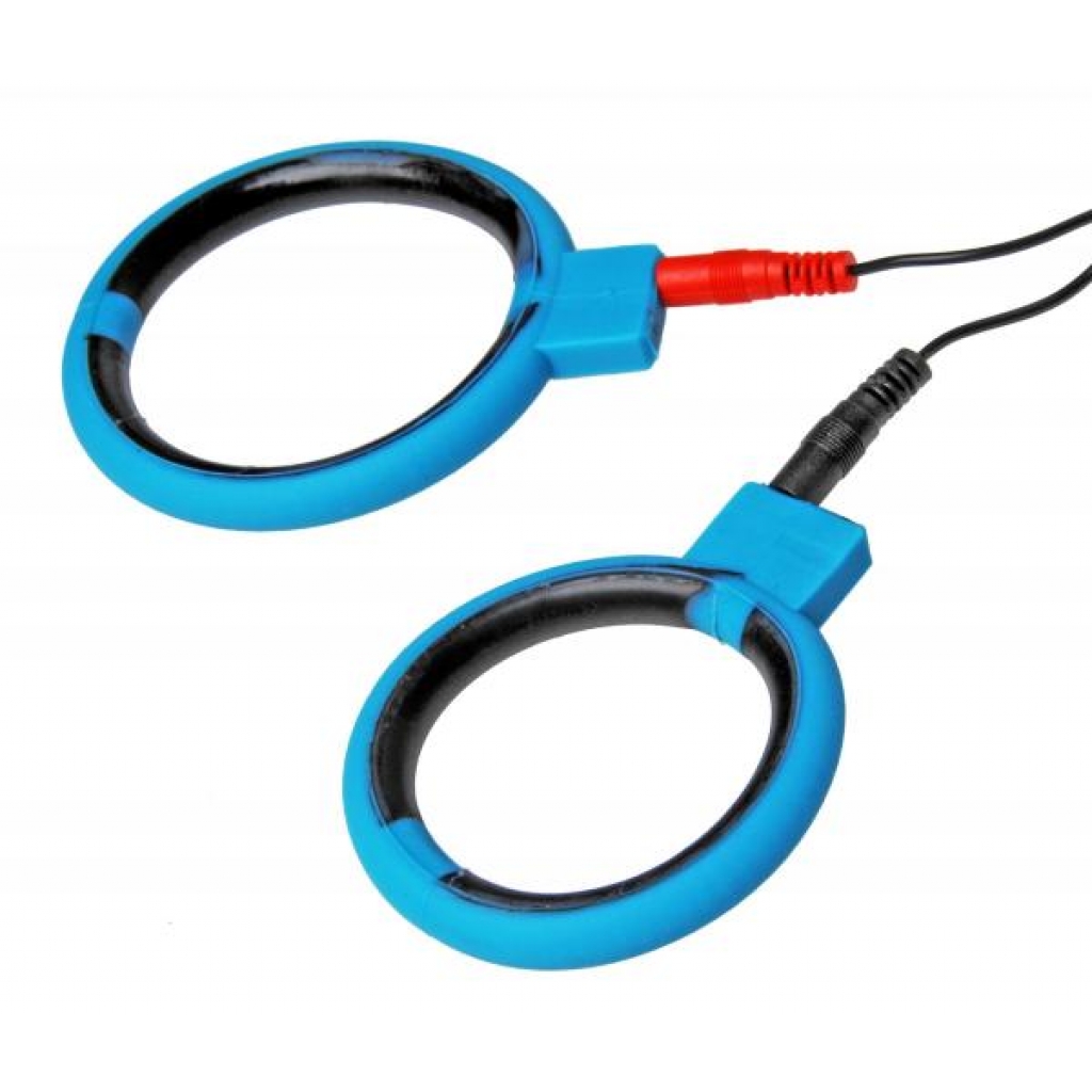 Zeus Bi-polar Silicone Cock Ring Set - Electrifying Stimulation