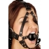 Leather Ball Gag Harness - Secure Restraint