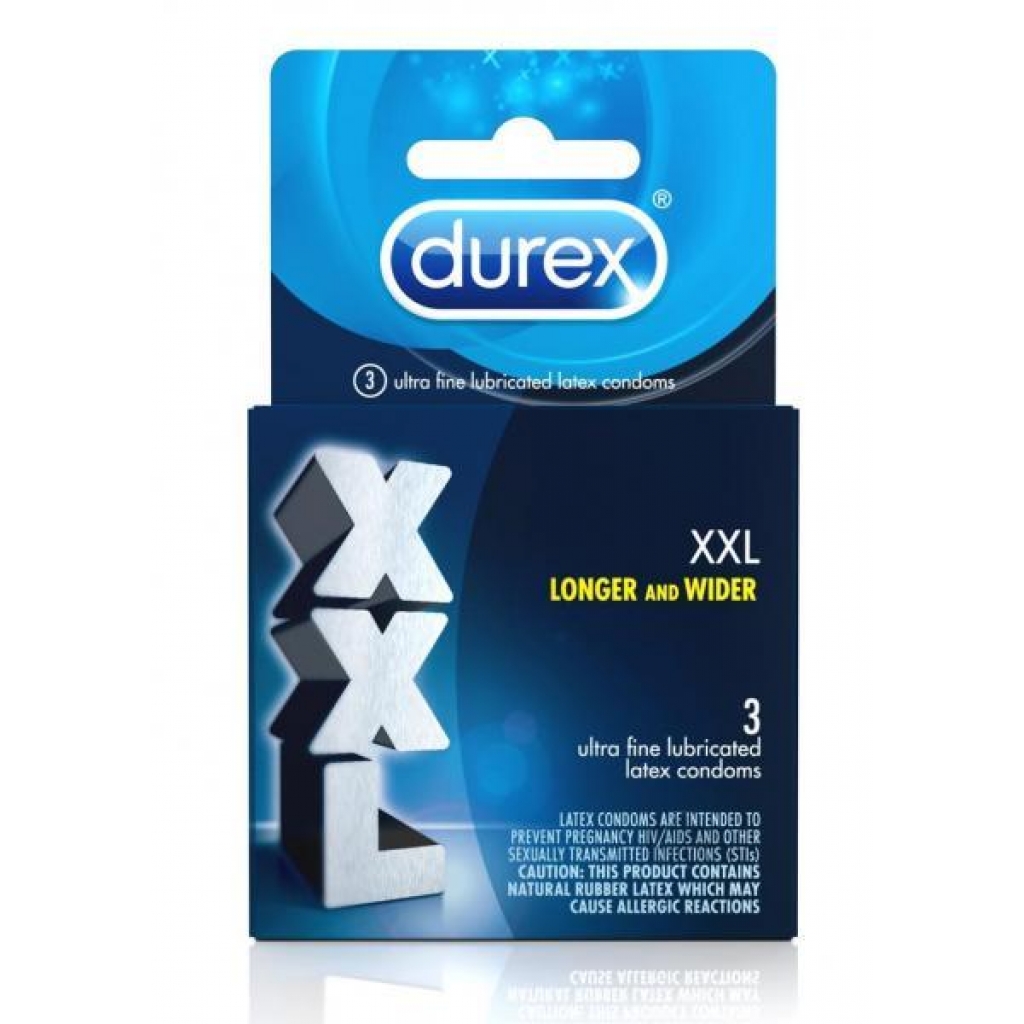 Durex XXL Lubricated (3 Pack)