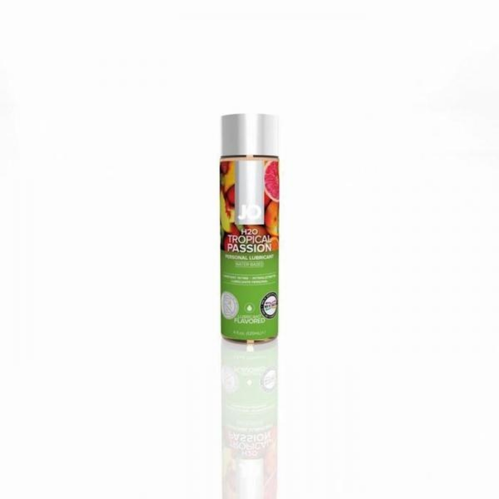 Jo Flavors Tropical Passion 4oz - Flavorful Water-Based Lubricant