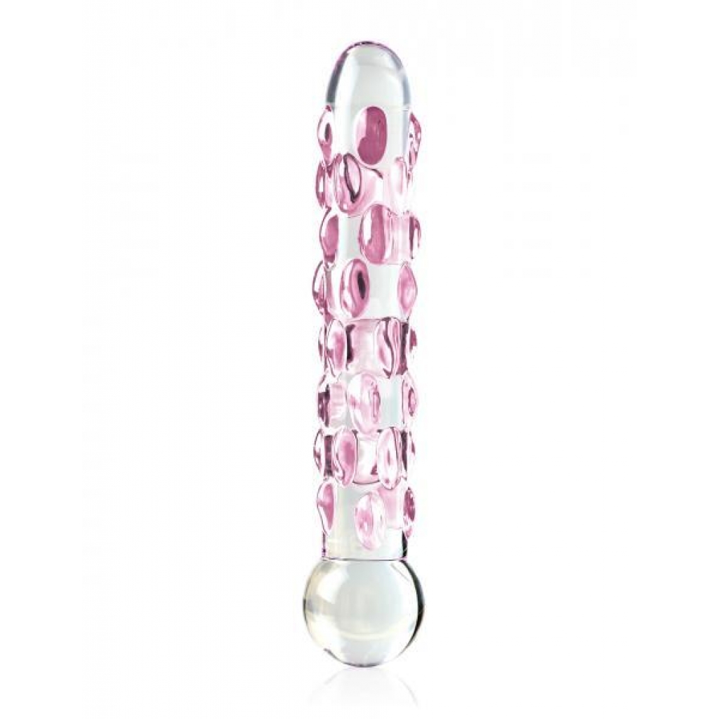 Icicles No 7 Handcrafted Glass Wand Massager - Clear