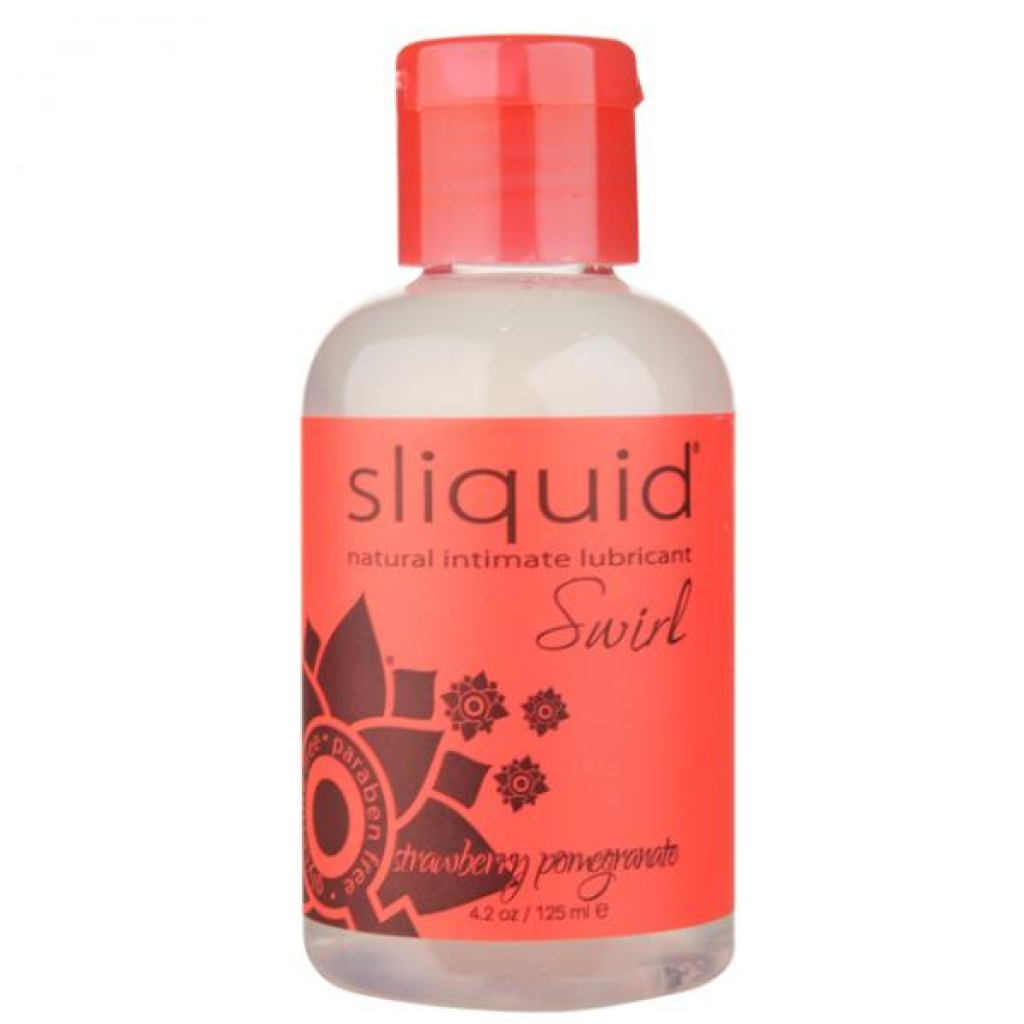 Sliquid Swirl Lubricant - Strawberry Pomegranate 4.2oz - Flavored Delight