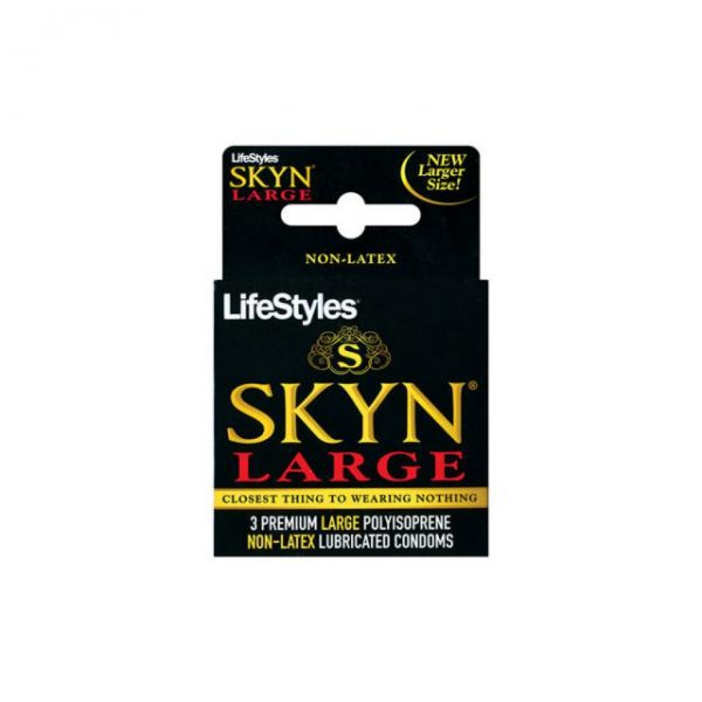 Lifestyles Skyn Large Polyisoprene Condoms - 3 Pack