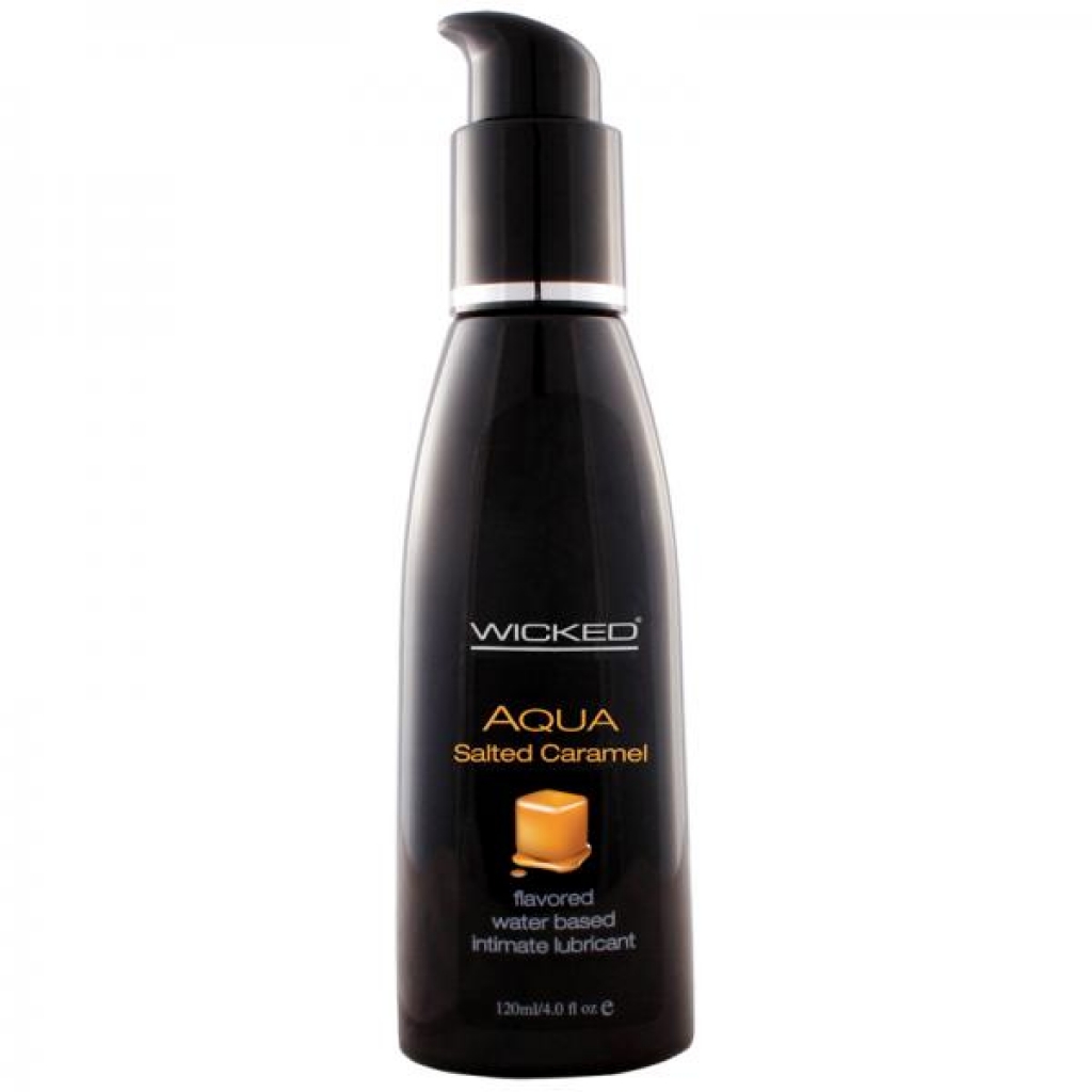 Wicked Aqua Salted Caramel - 4oz Edible Lubricant