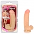 The Pizza Boy Dildo with Suction Cup - Beige