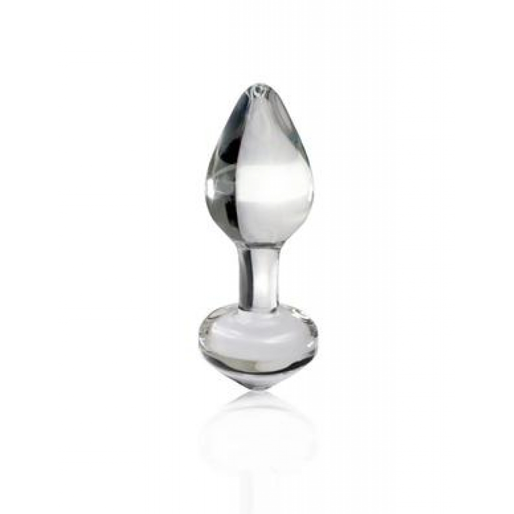 Icicles No. 44 Clear Butt Plug - Handcrafted Elegance