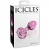 Icicles No. 48 Pink Glass Butt Plug - Luxurious Pleasure