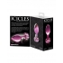 Icicles No. 48 Pink Glass Butt Plug - Luxurious Pleasure