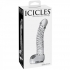 Icicles No 61 - Elegant Clear Glass Realistic Dildo