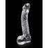 Icicles No 61 - Elegant Clear Glass Realistic Dildo