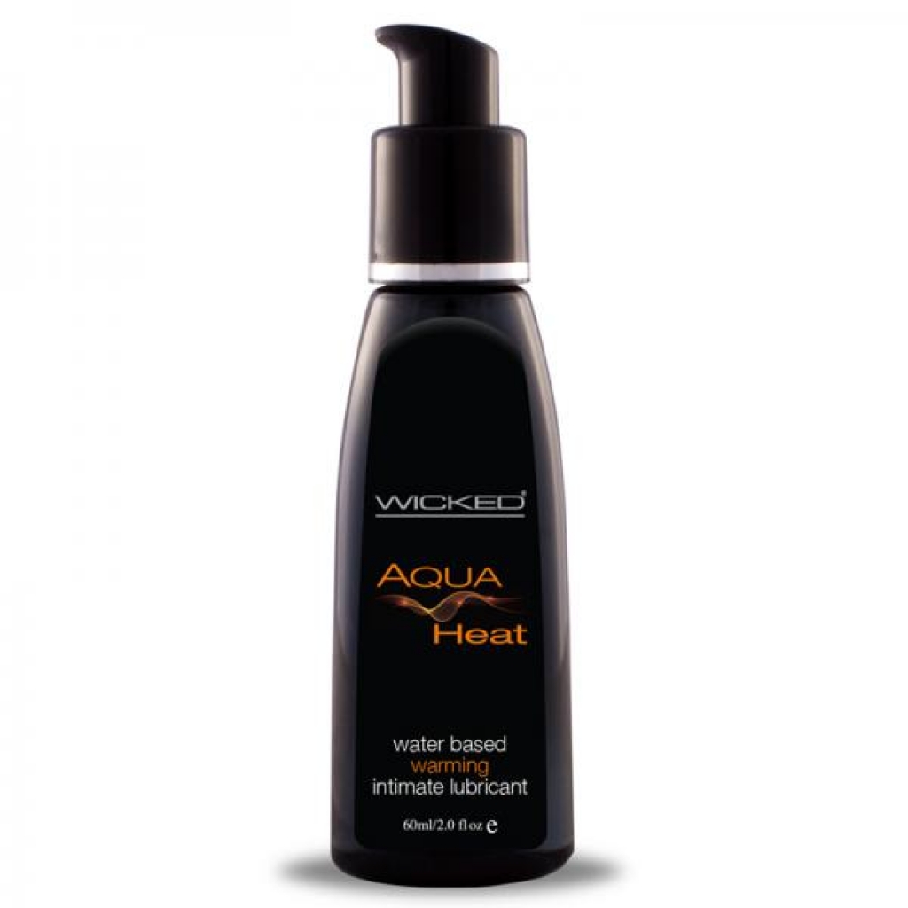 Wicked Aqua Heat Waterbased Warming Sensation Lubricant - 2 Oz.