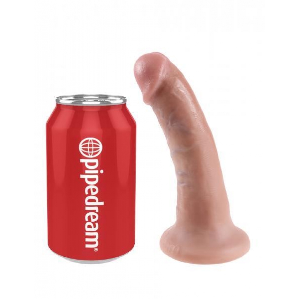 King Cock Realistic 6 Inch Dildo - Beige