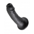 King Cock 6 Inches Dildo - Black