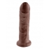 King C*ck 8 Inches Dildo - Brown